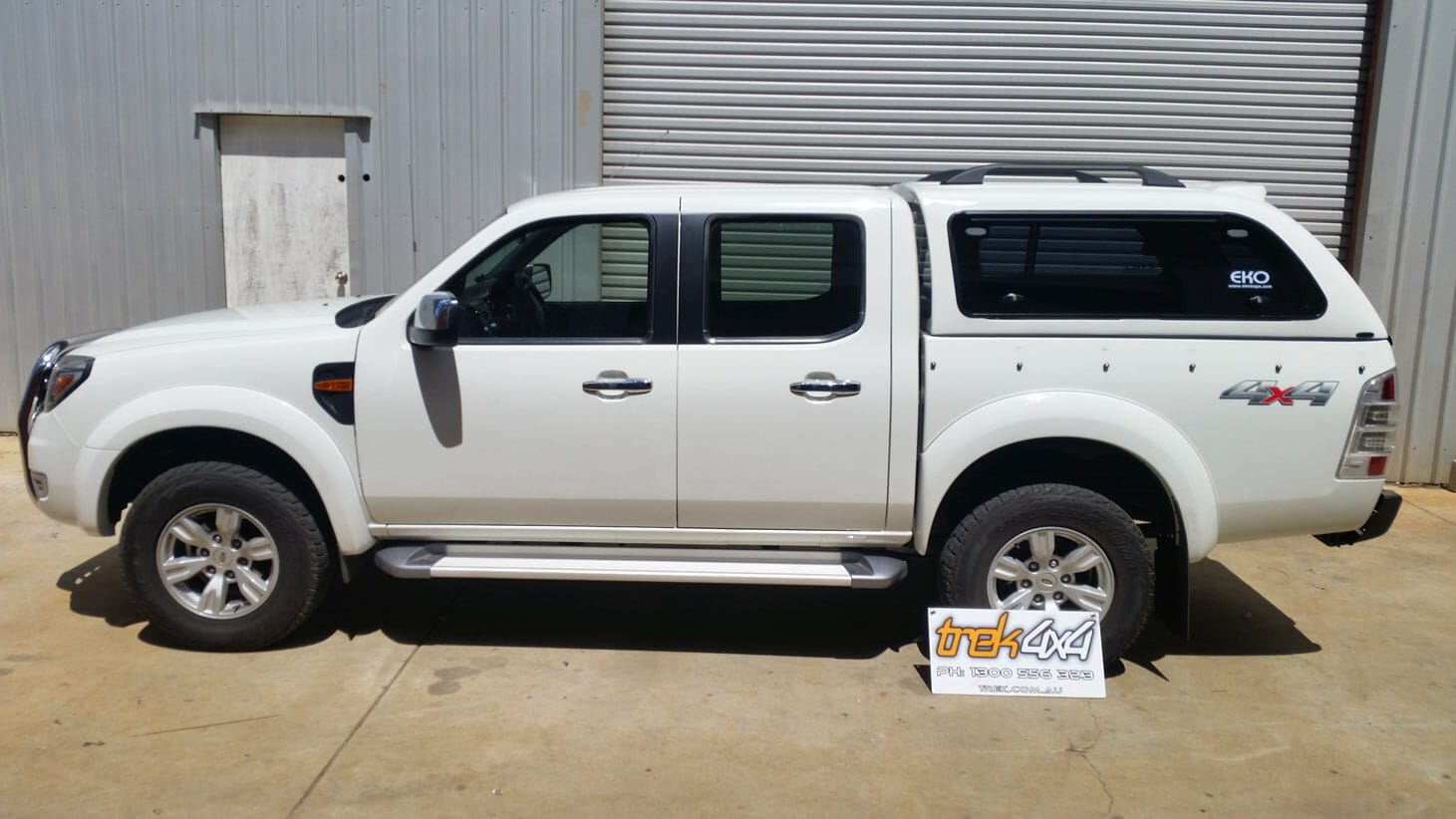 PK-PJ–Ranger-white-A2w-left-view – Canopies for your ute or 4×4 Vehicle