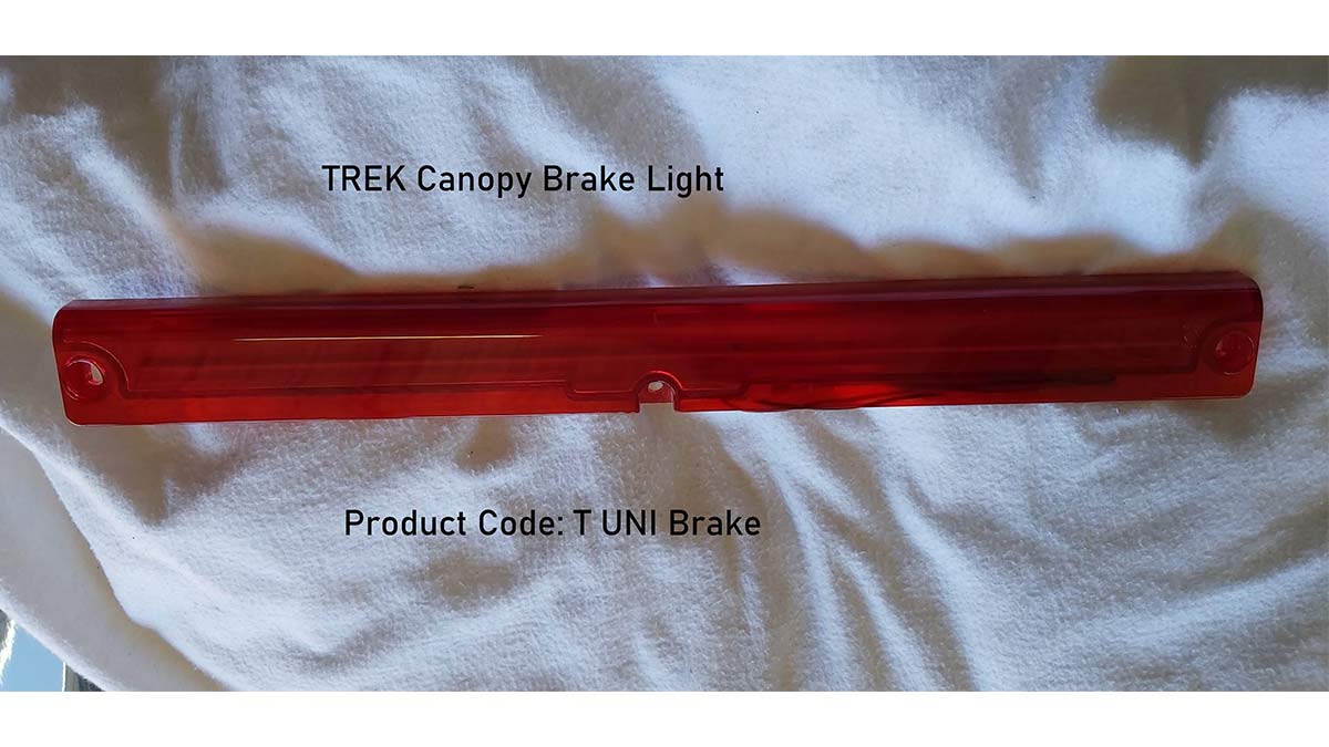 Brake LIghts for TREK Canopies - Trek 4x4