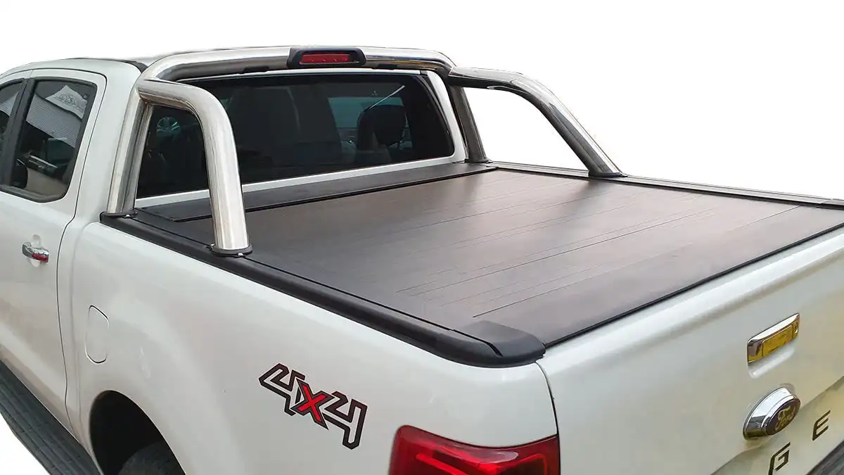 Bodyline Secure Roller Shutters - Ford Ranger White Raptor PX